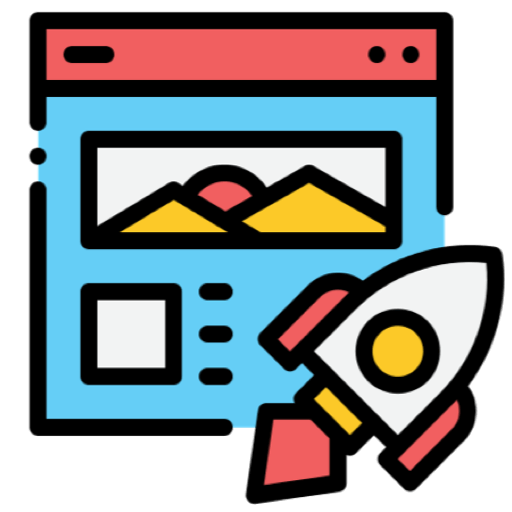 icone criacao de landing page online